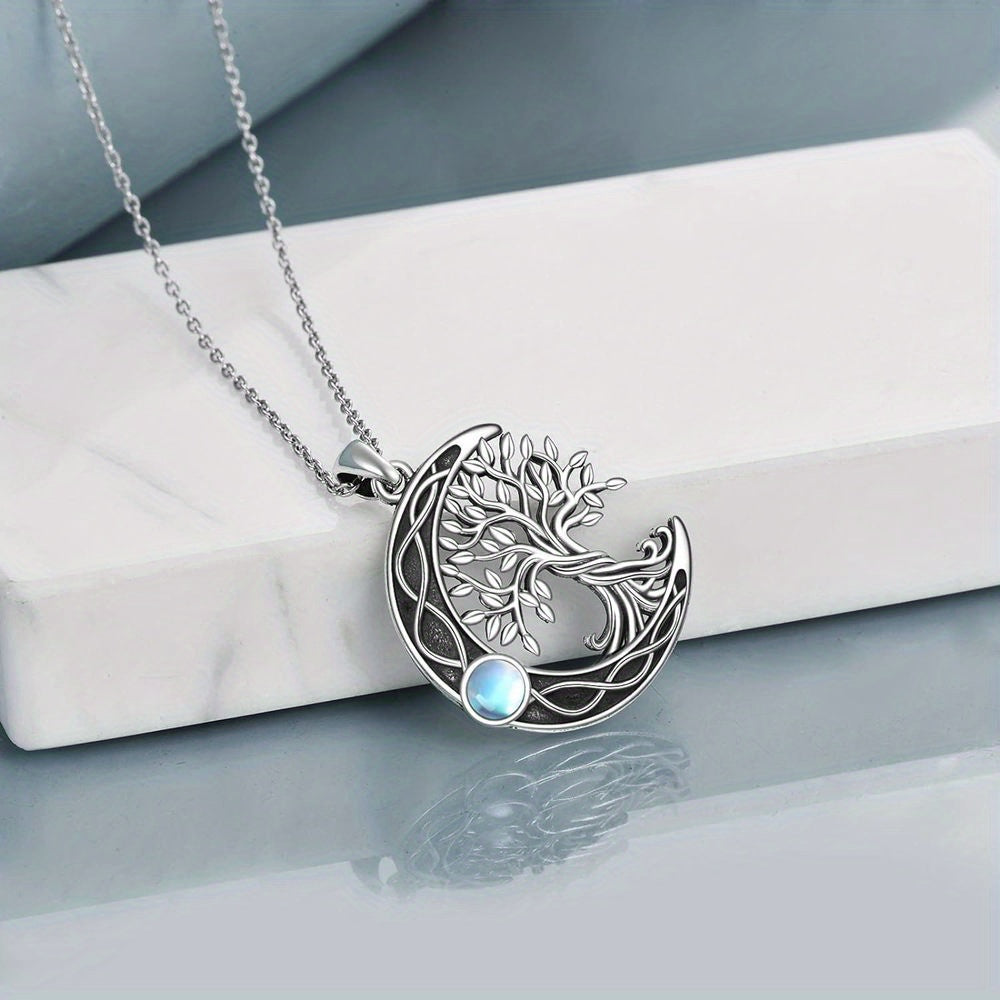 セラフィーナ | ケルトの木と月のネックレス