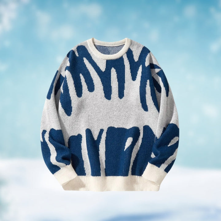 Rodrigo - ジャカードパターンニットセーター