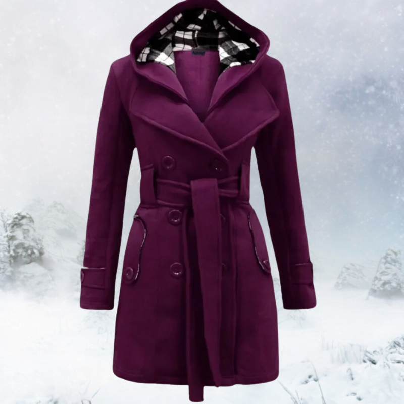 ニルサ - ダブルブレストフリースジャケット