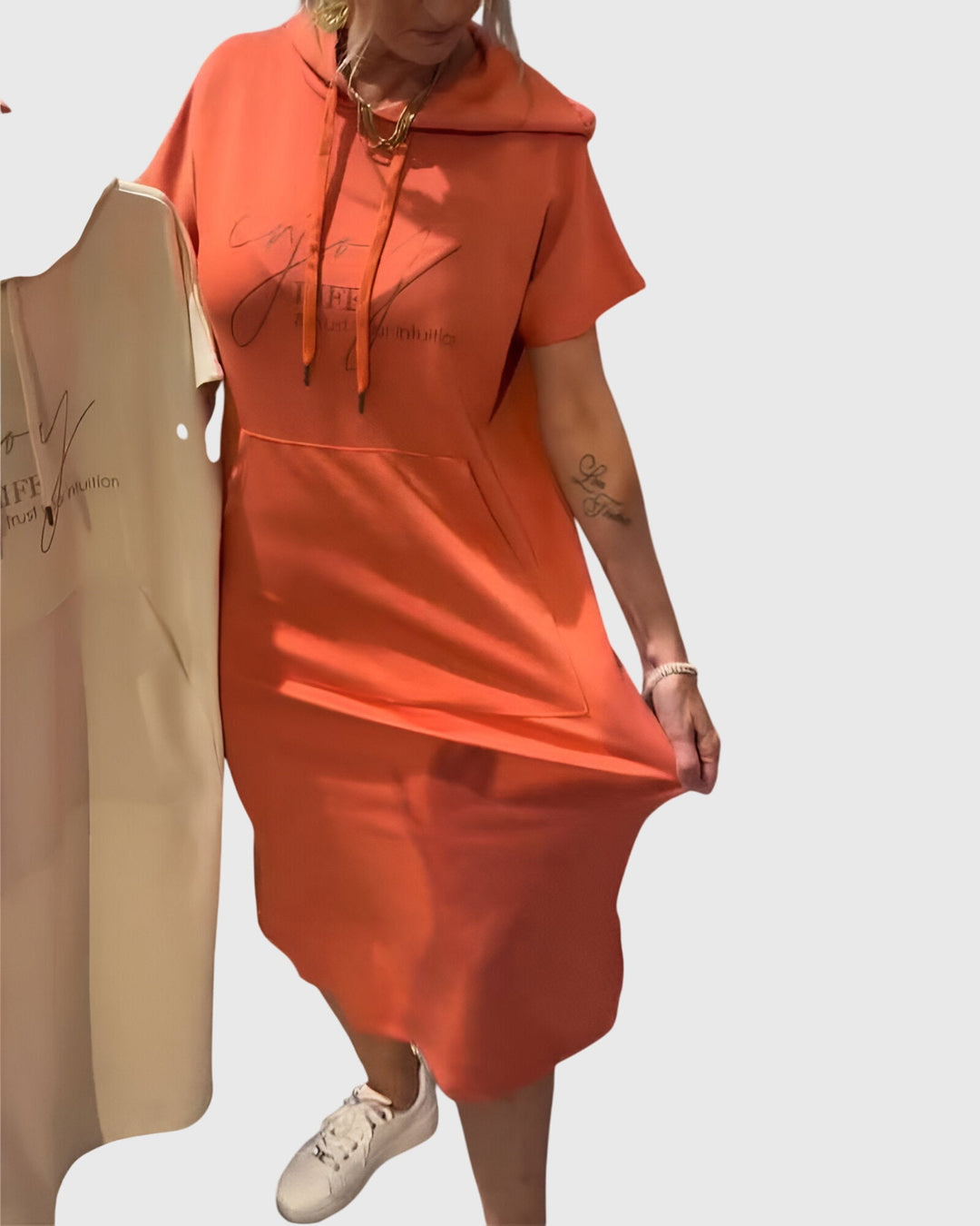 マーロウ™ | カジュアルフード付きドレス