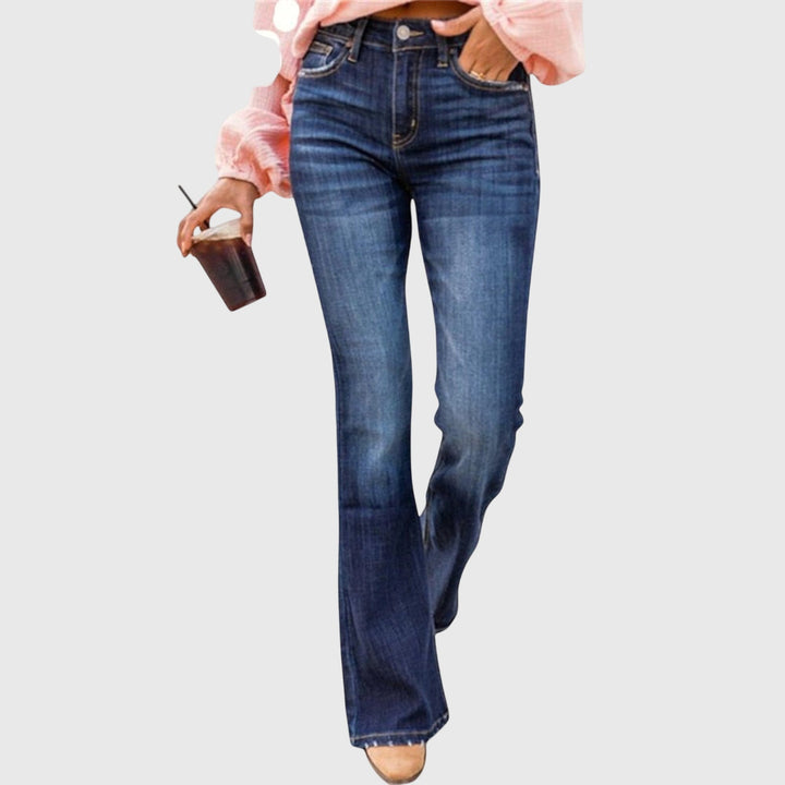 快適な伸縮性パンツ