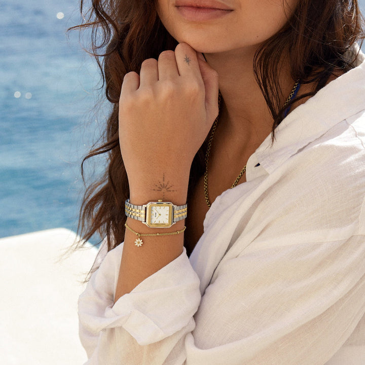 グラシューズ プティウォッチ スチール、ツートン