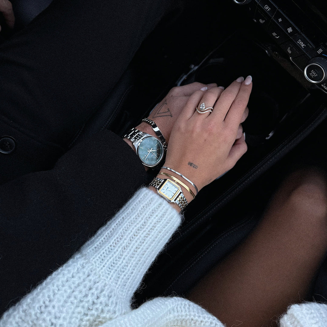 グラシューズ プティウォッチ スチール、ツートン