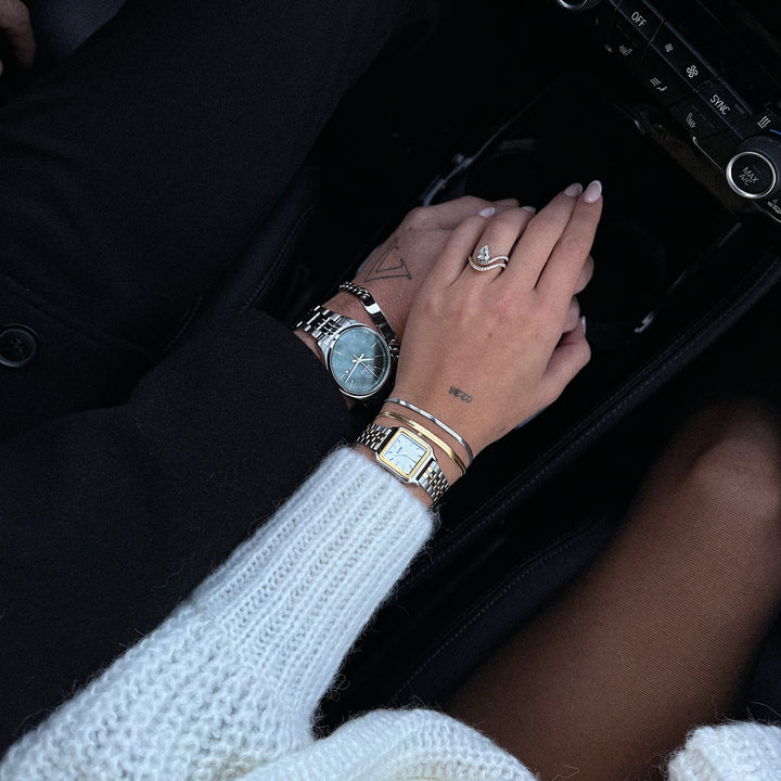 グラシューズ プティウォッチ スチール、ツートン