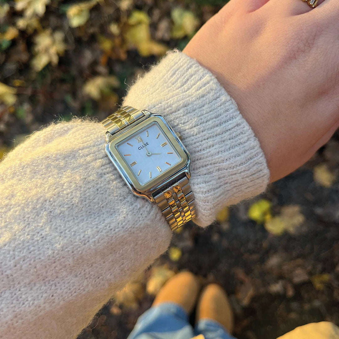 グラシューズ プティウォッチ スチール、ツートン