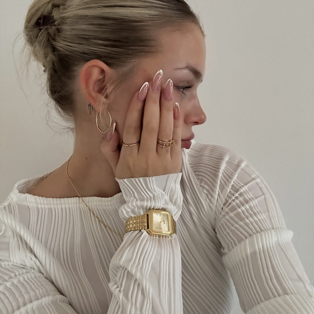 グラシューズ・プティ・ウォッチ スチール、フルゴールドカラー