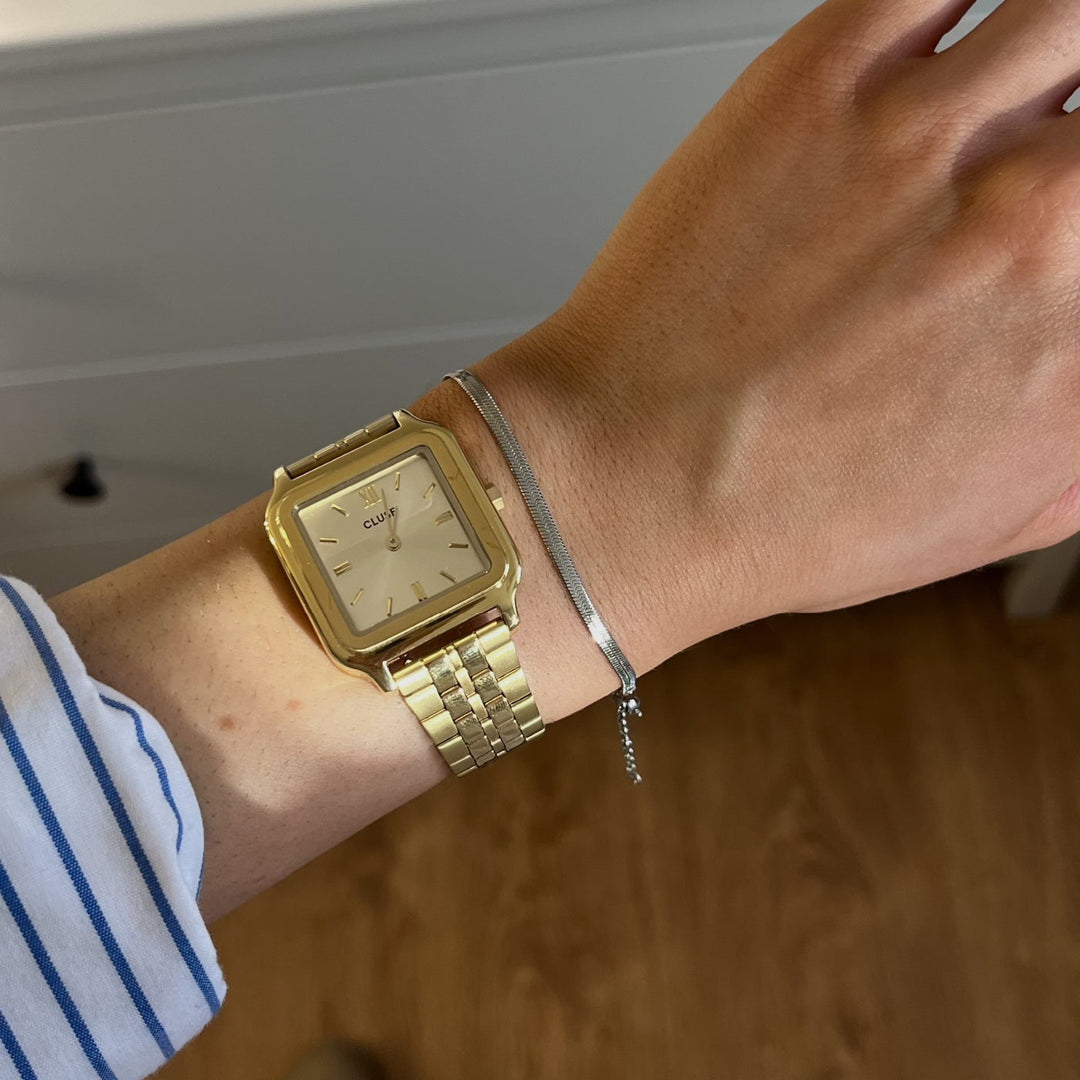 グラシューズ・プティ・ウォッチ スチール、フルゴールドカラー