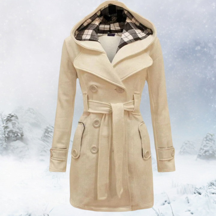 ニルサ - ダブルブレストフリースジャケット