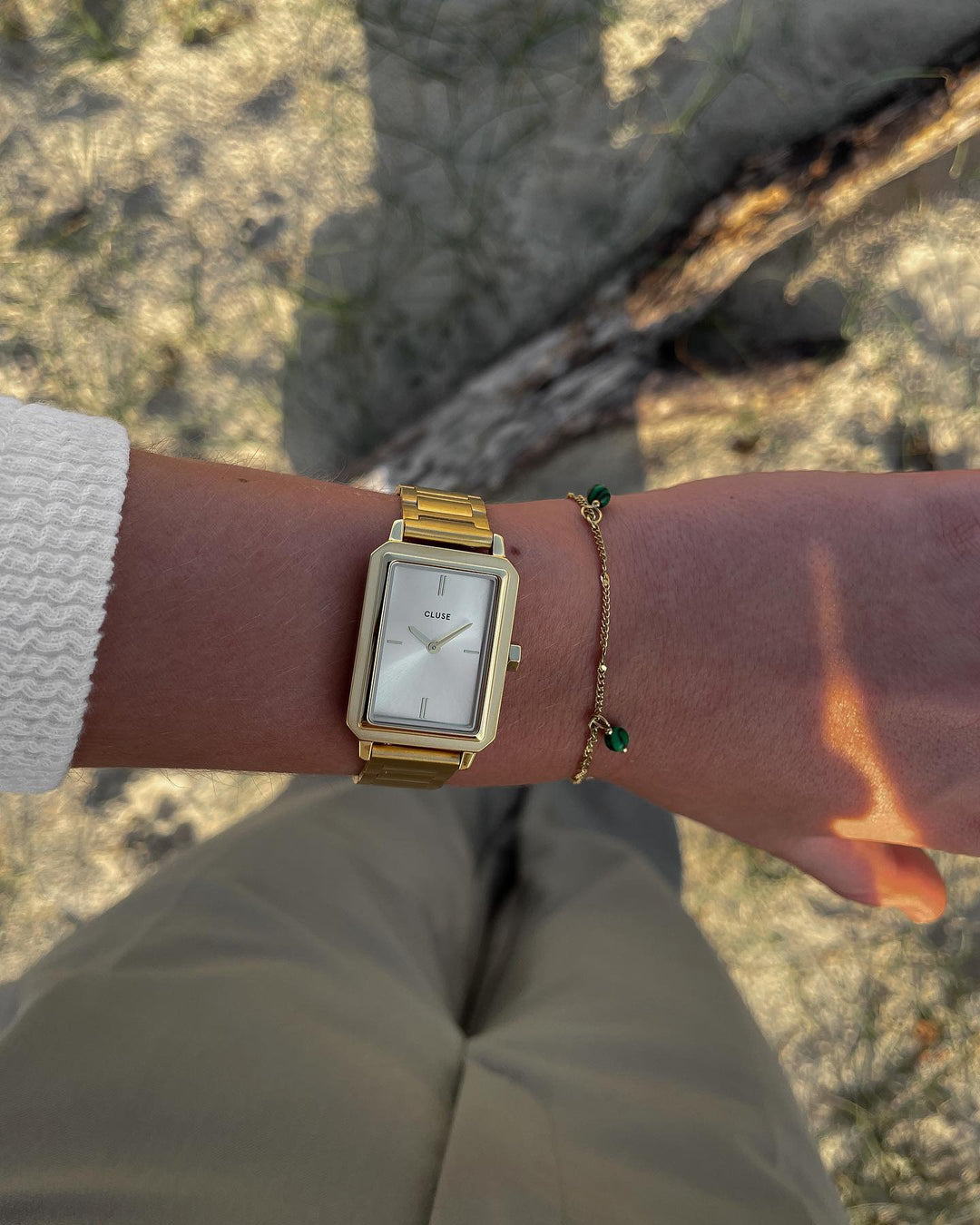 フルカラーゴールドのフルエットウォッチ