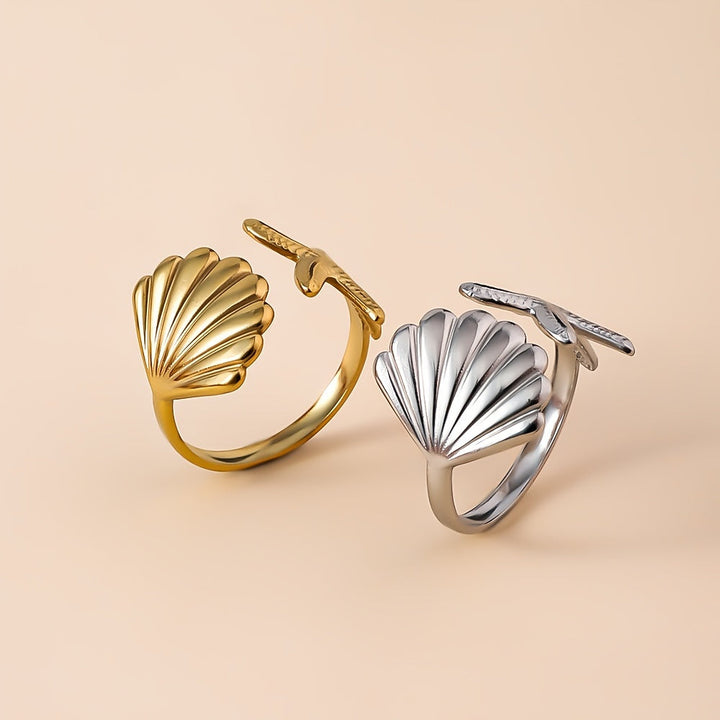 シェル＆スターフィッシュリング