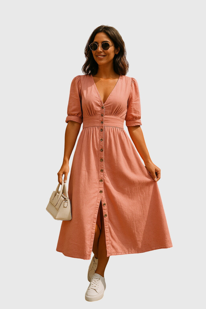 ジャクリーン™ | エレガントなデニムドレス