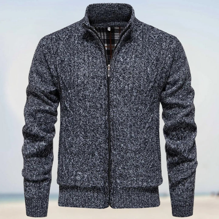 Zoltán – ウォームカシミヤジッパーニットセーター