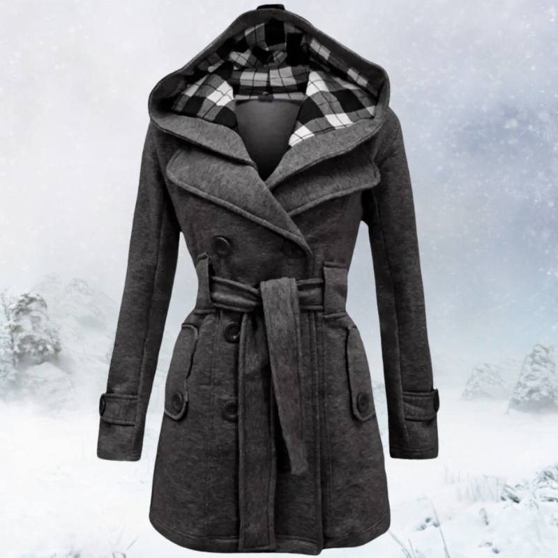 ニルサ - ダブルブレストフリースジャケット