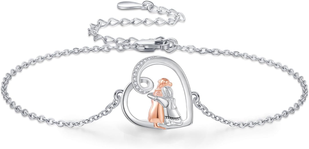 調整可能な犬デザインの友情ブレスレット