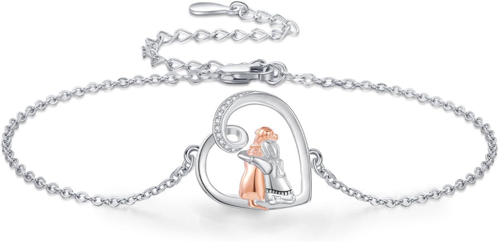 調整可能な犬デザインの友情ブレスレット