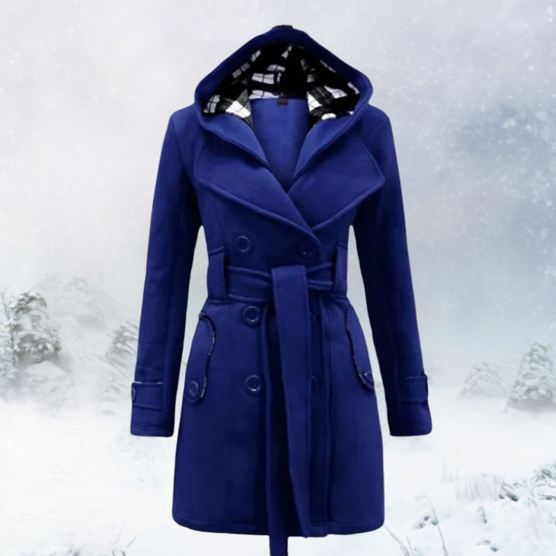 ニルサ - ダブルブレストフリースジャケット