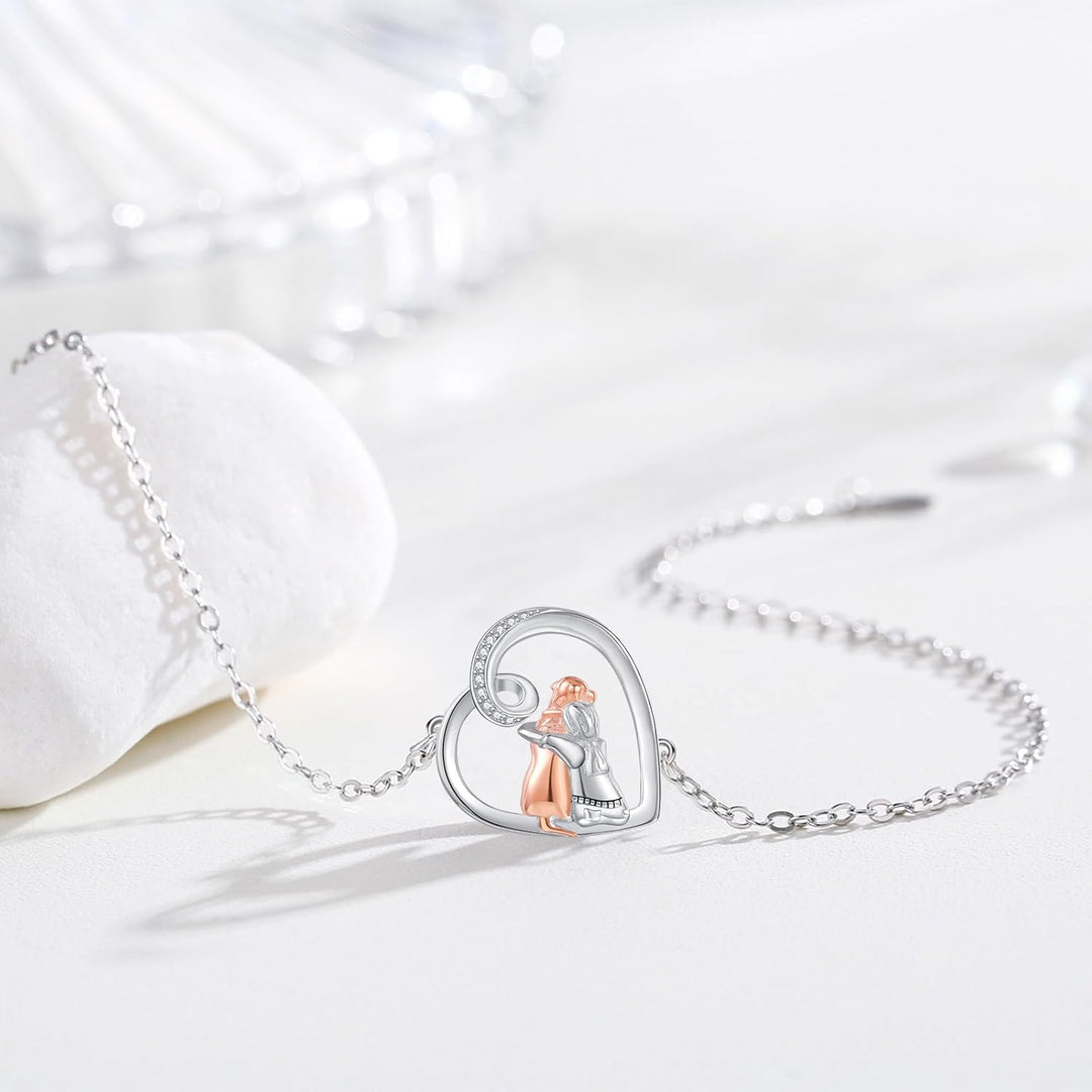 調整可能な犬デザインの友情ブレスレット