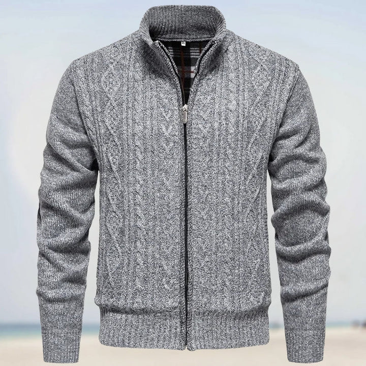 Zoltán – ウォームカシミヤジッパーニットセーター