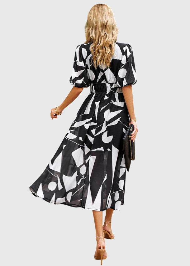 "マーリン™ | フラッタリングフローラルミディドレス