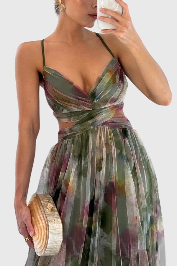 "ジゼル™ | フローラルマキシドレス