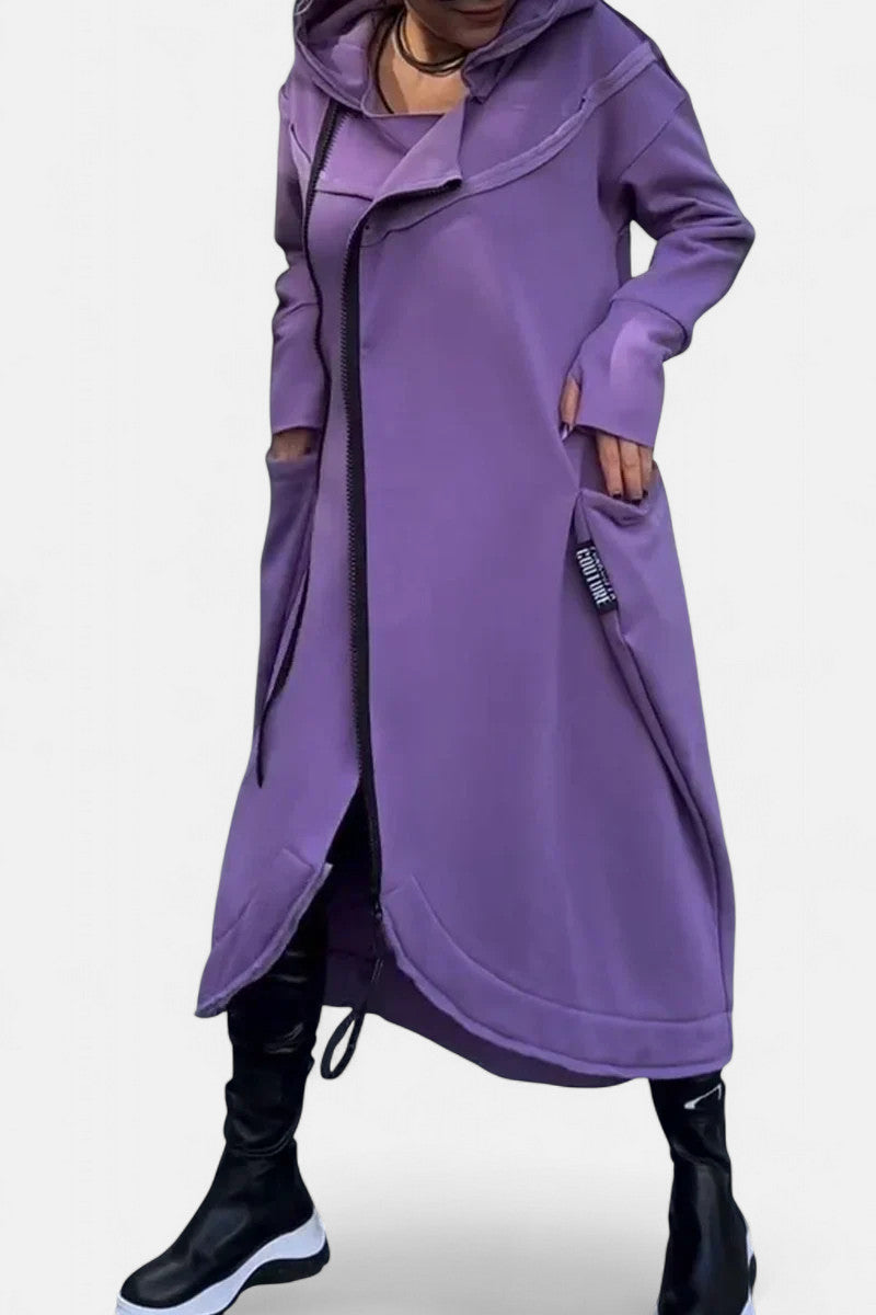 MANA | Zippered Long Hoodie