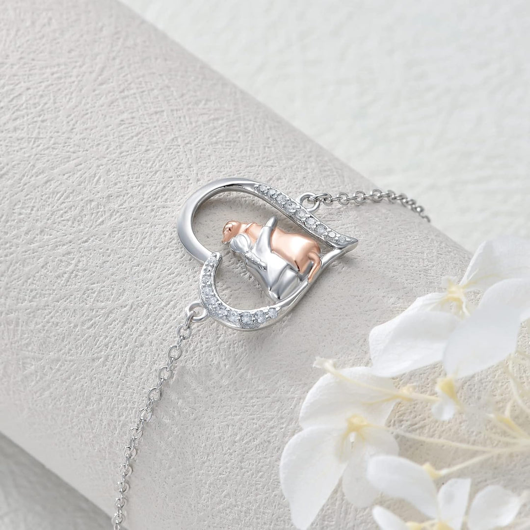 犬好きのための繊細な犬ブレスレット