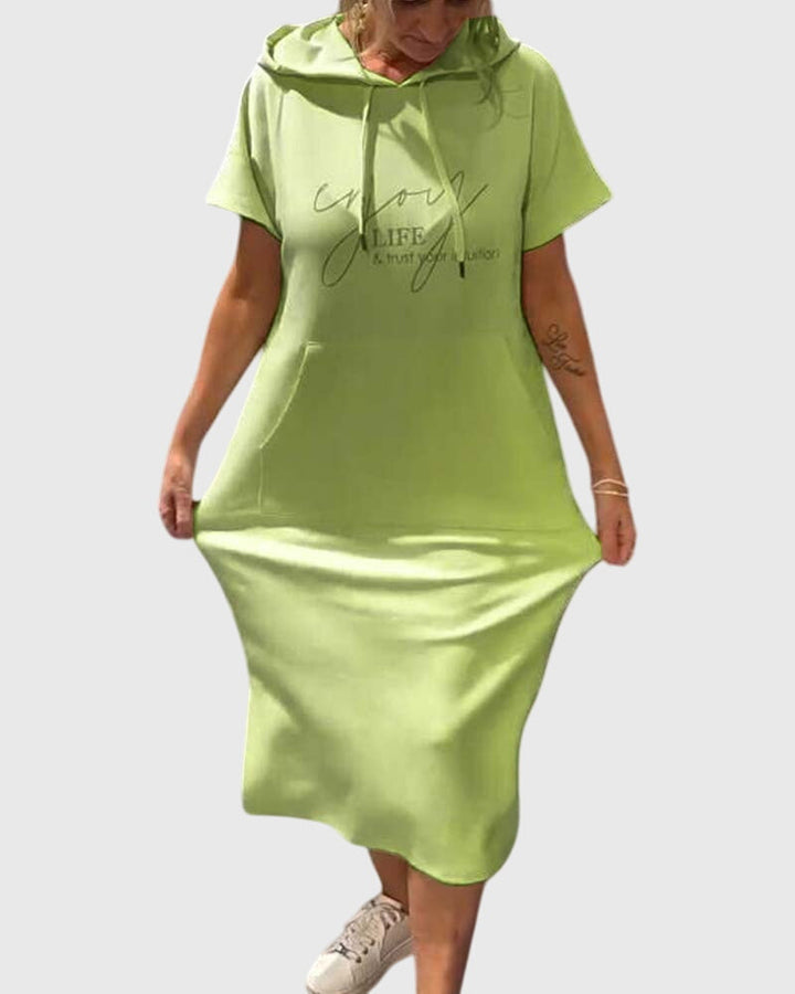 マーロウ™ | カジュアルフード付きドレス