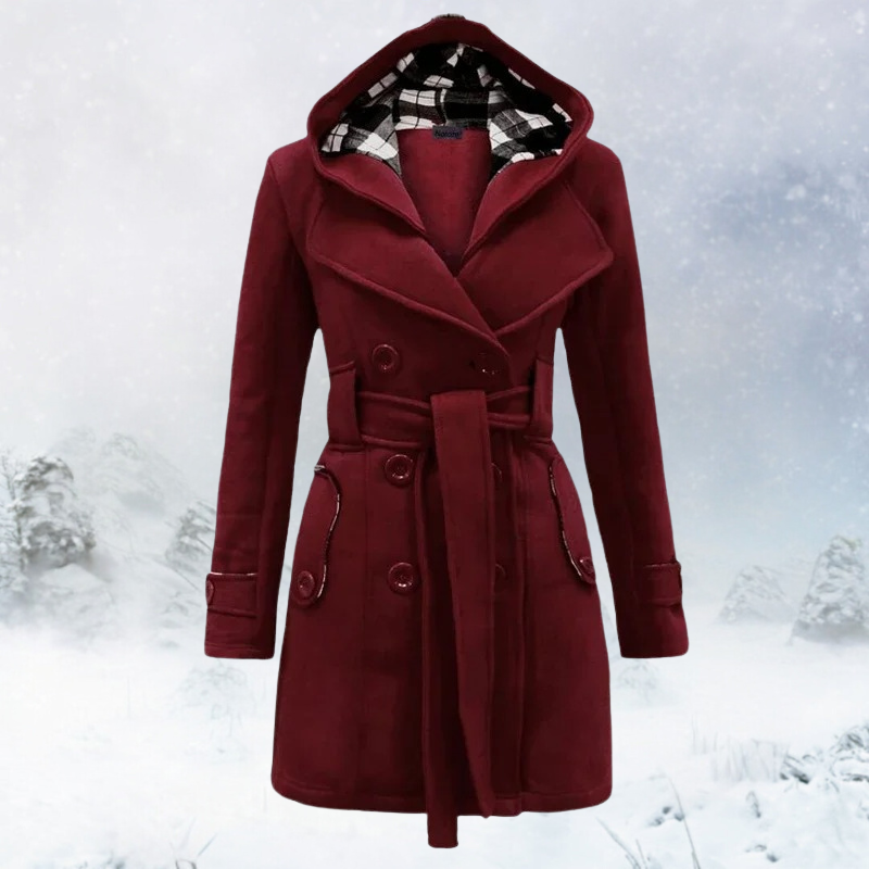 ニルサ - ダブルブレストフリースジャケット