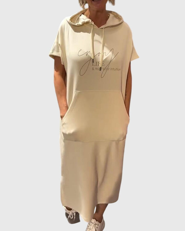 マーロウ™ | カジュアルフード付きドレス