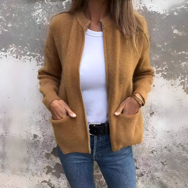 Marcia - コージー・ジップアップ・カーディガン