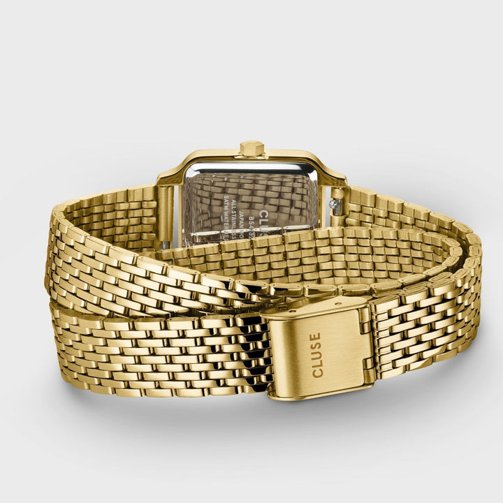 優雅な小型時計 ダブルスチール、フォレストグリーン、ゴールドカラー