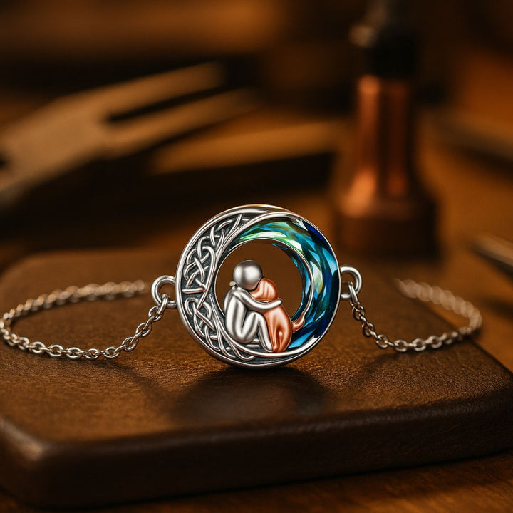 調整可能な925スターリング製シルバー犬モチーフ ラッキーブレスレット