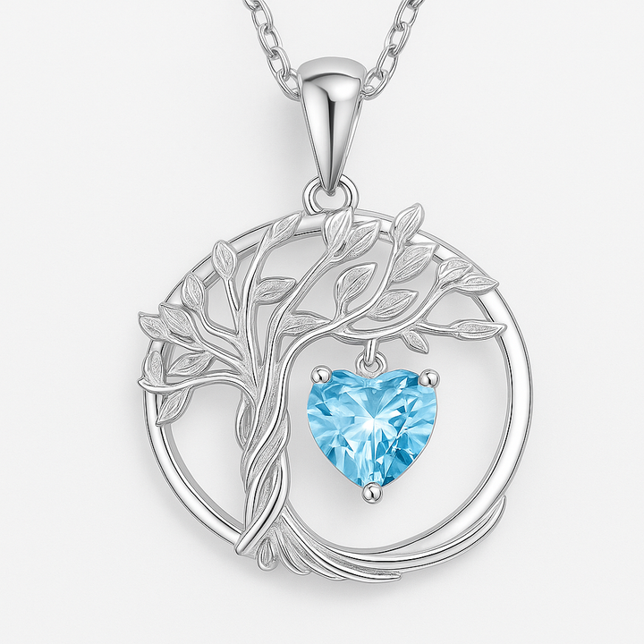 セラフィーナ | アクアマリンツリーネックレス