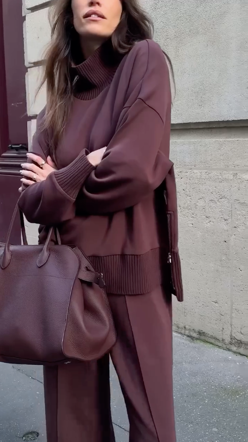 Helena -タートルネックニットセット