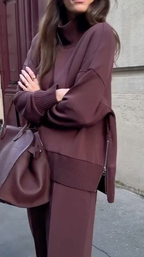 Helena -タートルネックニットセット