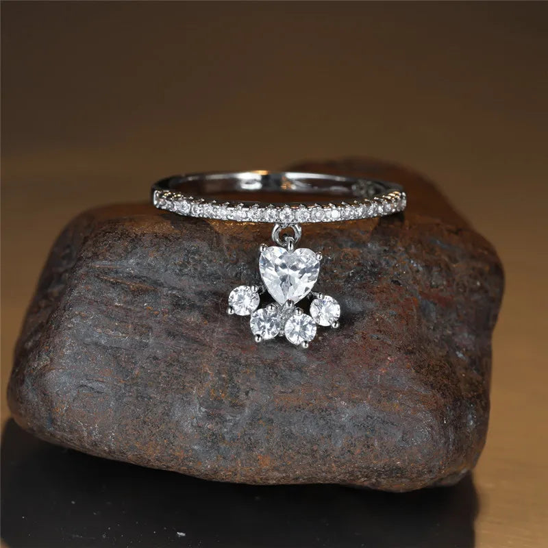 パウ＆ハートリング – ゴールド＆シルバーのデザイン