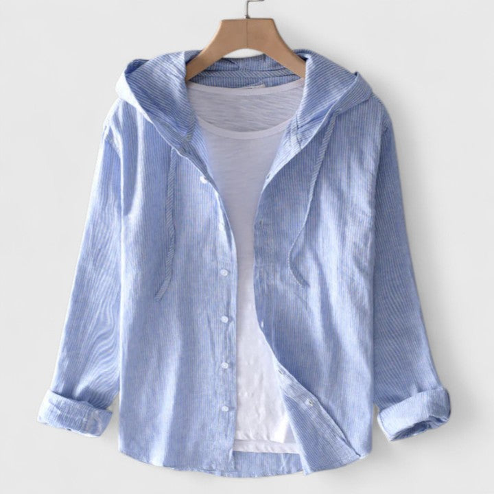 デミ | エレガントなフード付きブラウス