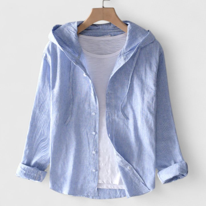 デミ | エレガントなフード付きブラウス