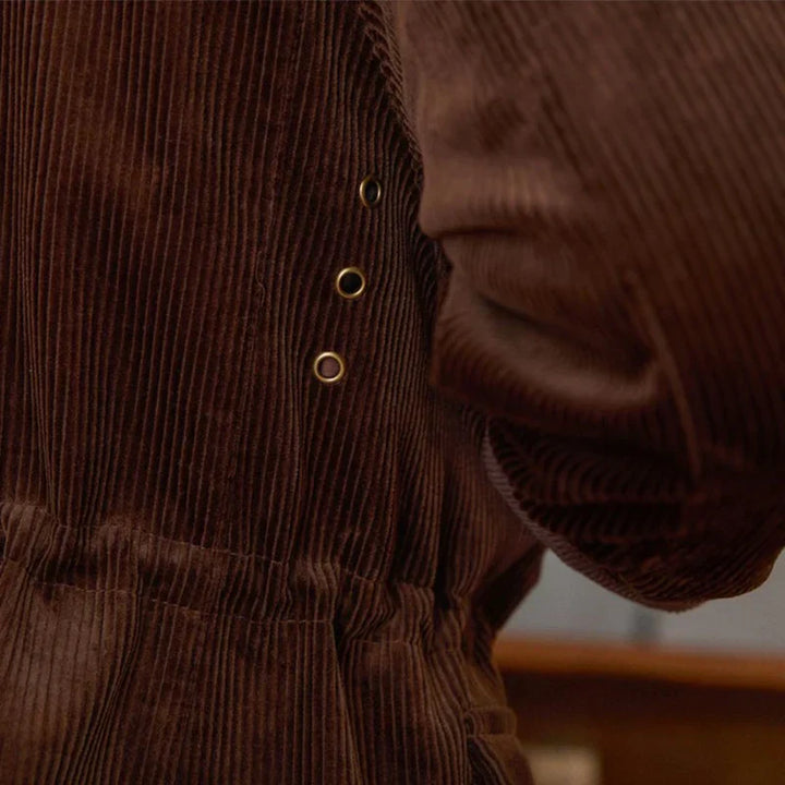 Ilona – コーデュロイコットン ヴィンテージティングハンジャケット
