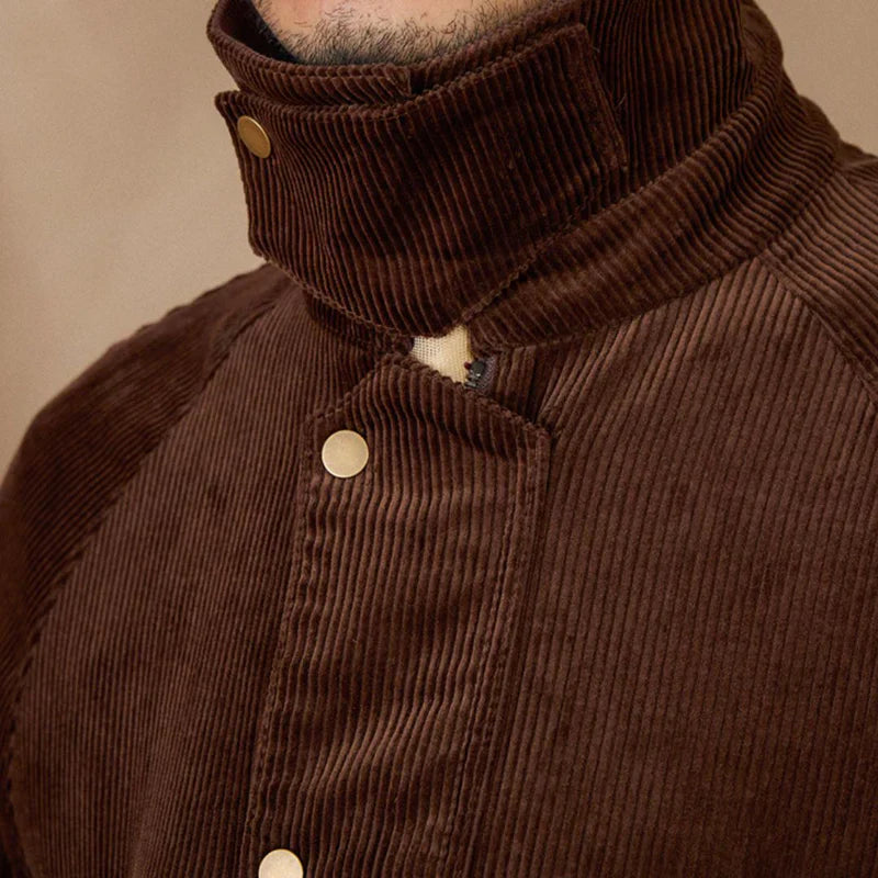 Ilona – コーデュロイコットン ヴィンテージティングハンジャケット