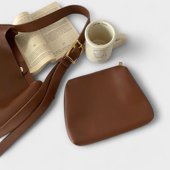 オリビア – エレガントなレザー製ショルダーバッグ