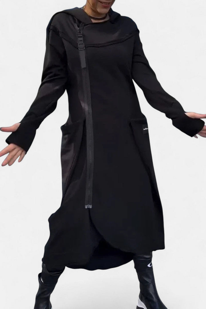 MANA | Zippered Long Hoodie