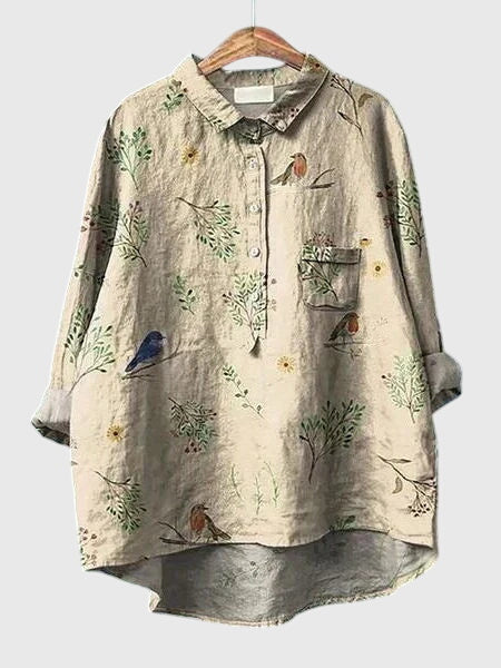 バレリア™ - 花柄プリントブラウス