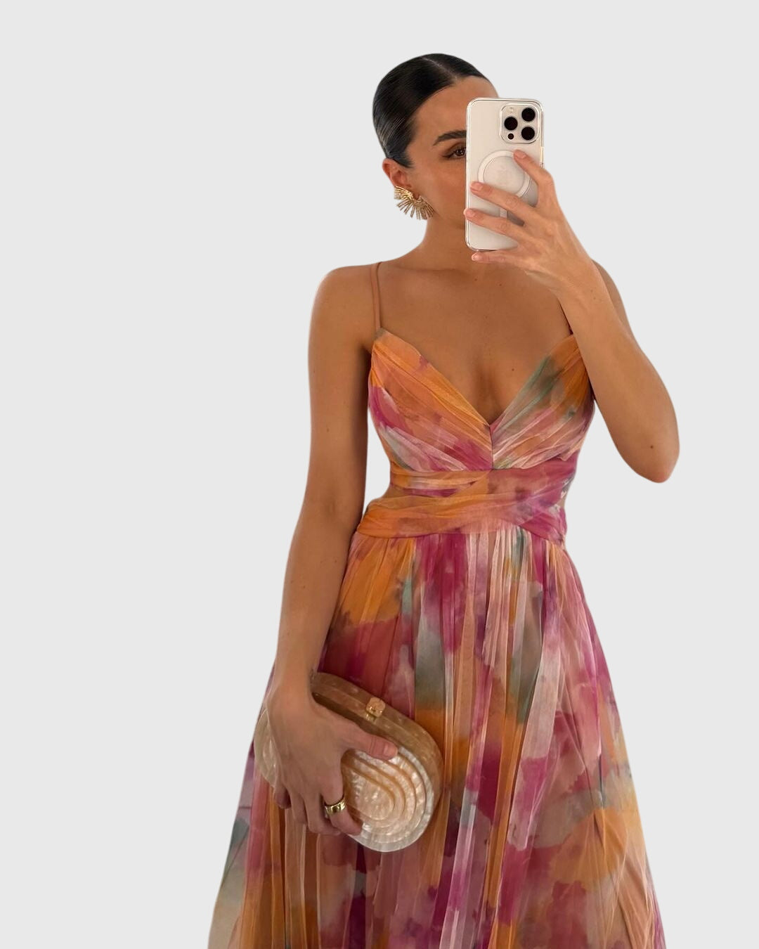 "ジゼル™ | フローラルマキシドレス