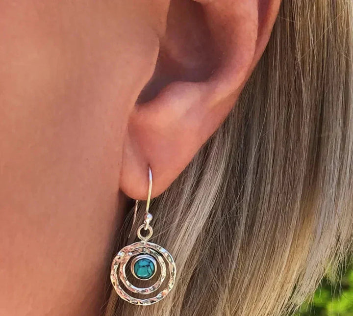サトゥルナ | ボヘミアンターコイズ イヤリング