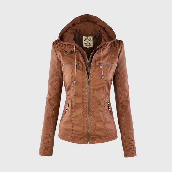 KAROLINE™ スタイリッシュで個性的なレザージャケット