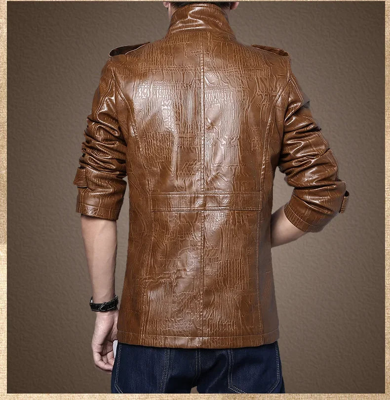 ハイラム - 裏フリースレザージャケット