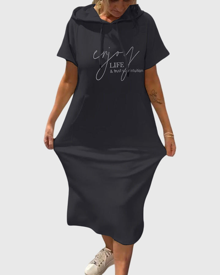 マーロウ™ | カジュアルフード付きドレス