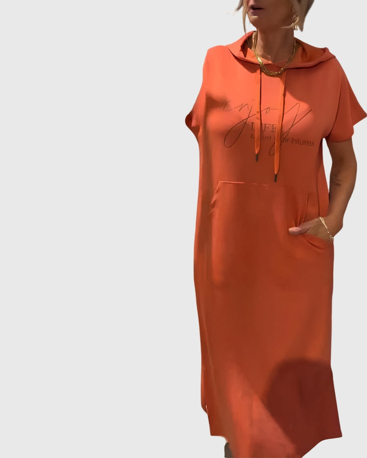 マーロウ™ | カジュアルフード付きドレス