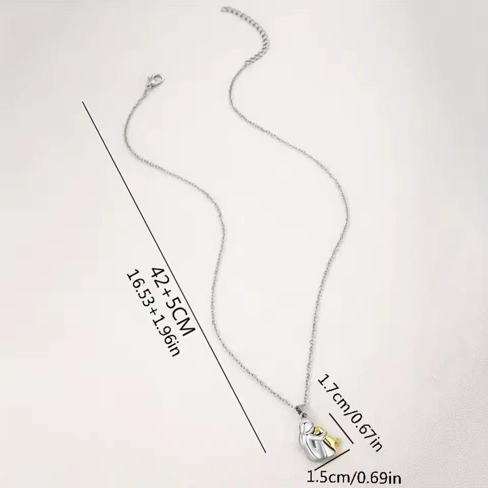 あかりデザイン | 猫のハグネックレス